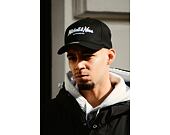 Kšiltovka Mitchell & Ness Script High Crown Black Snapback 110