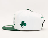 Kšiltovka Mitchell & Ness Boston Celtics Shark Tooth Green/White Snapback