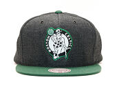 Kšiltovka Mitchell & Ness Boston Celtics Hardwood Classic Woven Reflective Charcoal/Green Snapback