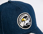 Kšiltovka New Era 9FORTY A-Frame USA Denim Navy Snapback