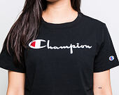 Dámské Triko Champion Crewneck T-Shirt Black 110992 KK001 NBK