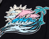 Triko Pink Dolphin Roll Tide Tee Black