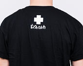 Triko Pink Dolphin Club Crest Tee Black