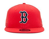 Kšiltovka New Era 9FIFTY Trucker Boston Red Sox Essential Scarlet/Official Team Colors