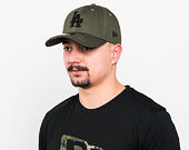 Kšiltovka New Era 9FORTY Los Angeles Dodgers Essential New Olive/Black Strapback