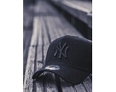 Kšiltovka New Era 9FORTY A-Frame Trucker New York Yankees Essential Jersey Black/Black Snapback
