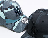 Kšiltovka New Era 9FORTY New York Yankees Camo Essential Light Navy Camo Strapback