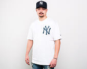 Triko New Era New York Yankees Oversized Logo XL Tee White