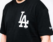 Triko New Era Los Angeles Dodgers Oversized Logo XL Tee Black