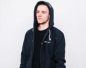 Mikina Champion Hooded Full Zip Classic Logo Navy