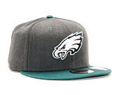 Kšiltovka New Era 9FIFTY Philadelphia Eagles Grey Heather/OTC Snapback