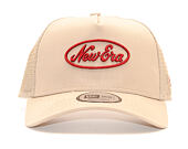 Kšiltovka New Era 9FORTY A-Frame Trucker Script Camel/Red Snapback