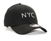 Kšiltovka New Era 9FORTY NYC Essential Black/White Strapback