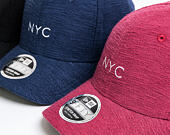 Kšiltovka New Era 9FIFTY NYC Stretch Snap Slub Cardinal/White