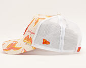 Kšiltovka New Era 9FORTY A-Frame Trucker Los Angeles Dodgers Desert Island White/Camel/Fire Red
