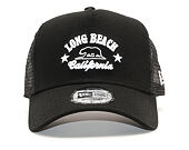 Kšiltovka New Era 9FORTY A-Frame Trucker Long Beach Black/White