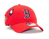 Kšiltovka New Era 9FORTY Boston Red Sox Cooperstown Patched Scarlet