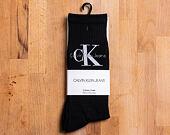 Ponožky Calvin Klein Rib Black/White ECD261-148