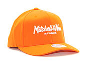 Kšiltovka Mitchell & Ness Pinscript High Crown 110 Flex-Snap Candy Orange Snapback