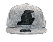 Kšiltovka New Era 9FIFTY Engineered Plus Los Angeles Lakers Gray / Black Snapback