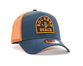 Kšiltovka New Era 9FORTY Trucker Rockbay Navy / Rust Snapback