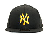 Kšiltovka New Era 59FIFTY The League Essential New York Yankees Black / Gold Fitted