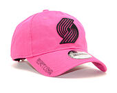 Kšiltovka New Era 9TWENTY Hard Bootleg Neon Portland Trail Blazers Beetroot Purple Strapback