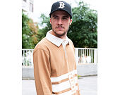 Triko New Era Vintage Long Sleeve Polo Boston Red Sox Cooperstown White