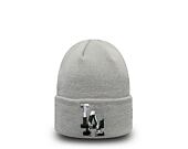 Dětský Kulich New Era Los Angeles Dodgers Camo Infill Knit Gray Youth