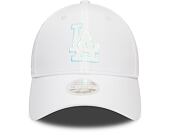 Dámská Kšiltovka New Era 9FORTY Los Angeles Dodgers Nylon White/Iridium