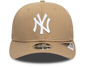 Kšiltovka New Era 9FIFTY New York Yankees Stretch Snap Tonal Wheat/White