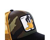 Kšiltovka Capslab Looney Tunes - Daffy Duck v.3 Trucker Camo / Yellow