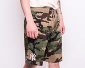 Kraťasy New Era New York Yankees Logo Jersey Shorts Woodland Camo
