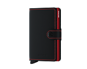 Peněženka Secrid Miniwallet Matte Black & Red