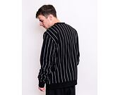 Mikina Karl Kani Retro Pinstripe Crew Black - 6090618