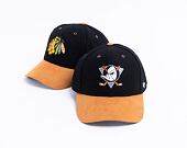 Kšiltovka 47 Brand Chicago Blackhawks Willowbrook MVP Black/Brown