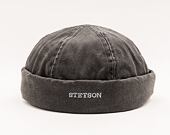 Docker Cap Stetson CO/PE Black 8821105