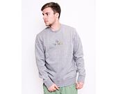 Mikina HUF Woz Pullover Grey Heather