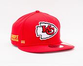 Kšiltovka New Era 9FIFTY NFL20 Sideline Home Kansas City Chiefs Snapback Team Color