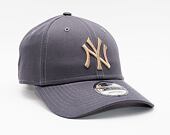 Kšiltovka New Era 9FORTY Color Essential New York Yankees Strapback Graphite / Wheat
