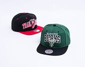 Kšiltovka Mitchell & Ness Team Arch Snapback Milwaukee Bucks