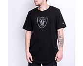 Triko New Era NFL Reflective Print Tee Las Vegas Raiders Black