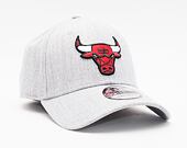 Kšiltovka New Era 39THIRTY Heather Chicago Bulls Stretch Fit Gray