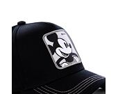 Kšiltovka Capslab Mickey Mouse Monochrome Trucker Black / Grey - MIC3
