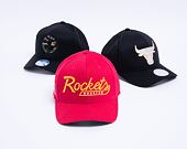 Kšiltovka Mitchell & Ness Houston Rockets 831 Vintage Tailscript Red