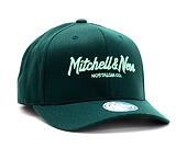 Kšiltovka Mitchell & Ness Pinscript High Crown 110 Forest/Mint Snapback