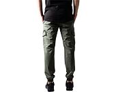 Kalhoty Urban Classic TB1435 Washed Cargo Twill Jogging Pants Olive