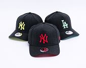 Kšiltovka New Era 9FORTY A-Frame Trucker MLB Heather Pop Los Angeles Dodgers Snapback Black