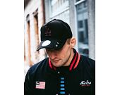 Kšiltovka New Era Jersey Tech A-Frame Los Angeles Dodgers 9FORTY Black Maroon Snapback