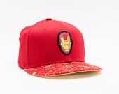 Dětská kšiltovka New Era 9FIFTY Kids Paint Splat Visor Ironman Snapback Red
